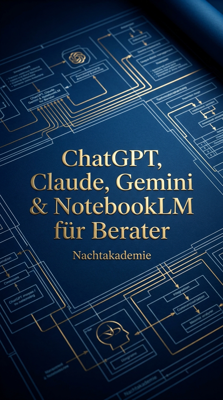 Seminar ChatGPT, Claude, Gemini & NotebookLM für Berater
